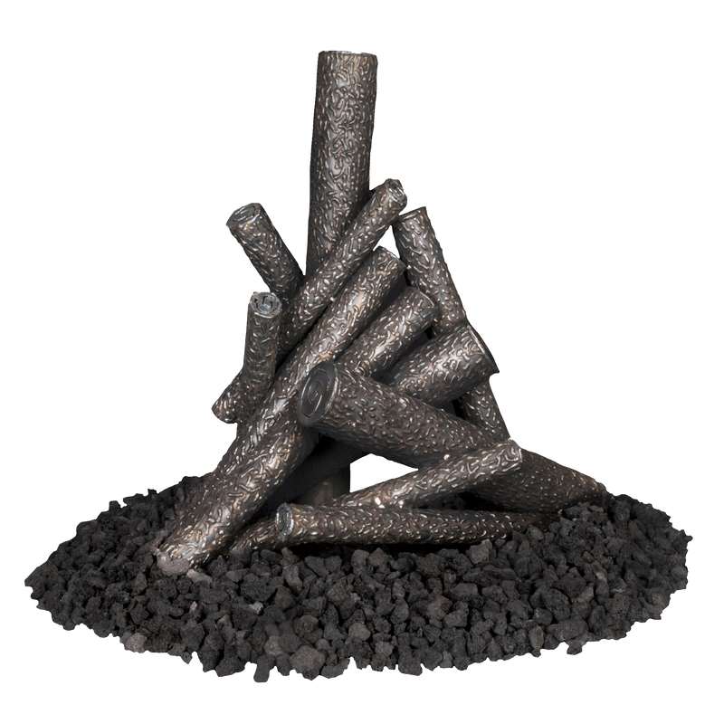 Steel Log Set
