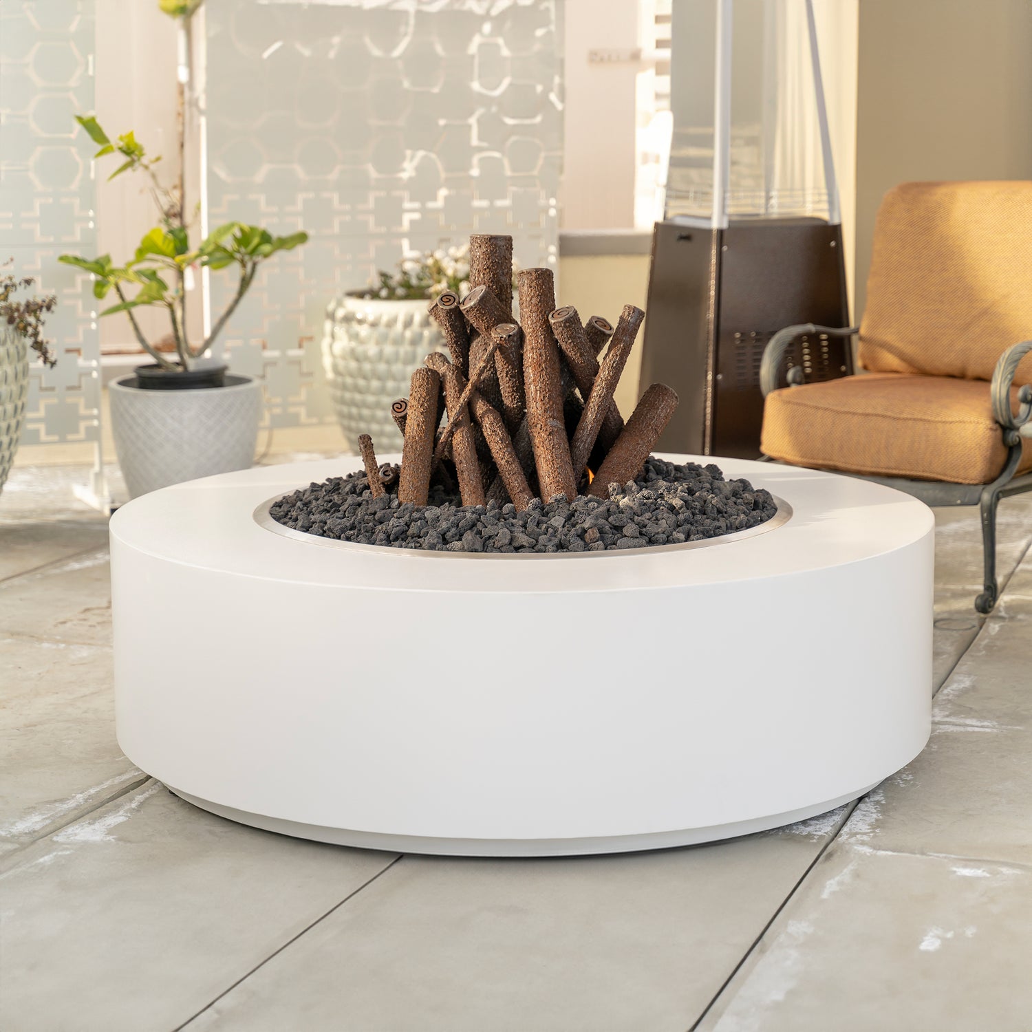 Unity Round Fire Pit – Powder Coated Steel 48"